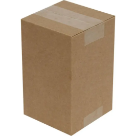 10x10x16cm Single Corrugated Box - Kraft - 3