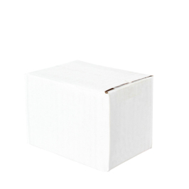 10x7x7cm Box - 0.2 Desi Box - Single Corrugated Box - White - 2