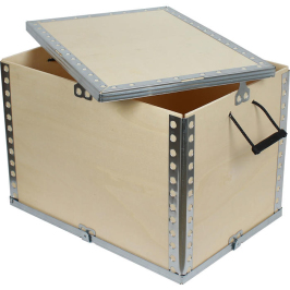 111x90x80cm Wooden Cargo Crate - 2