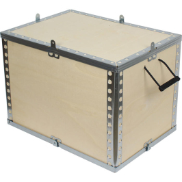 111x90x80cm Wooden Cargo Crate - 3