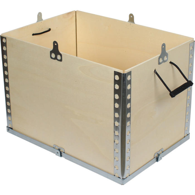 111x90x80cm Wooden Cargo Crate - 1