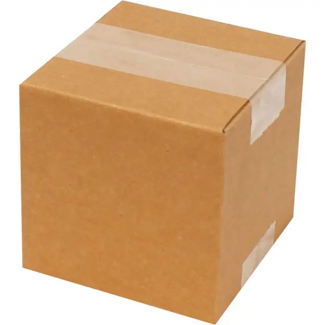 11x11x11cm Single Corrugated Box - Kraft - 3