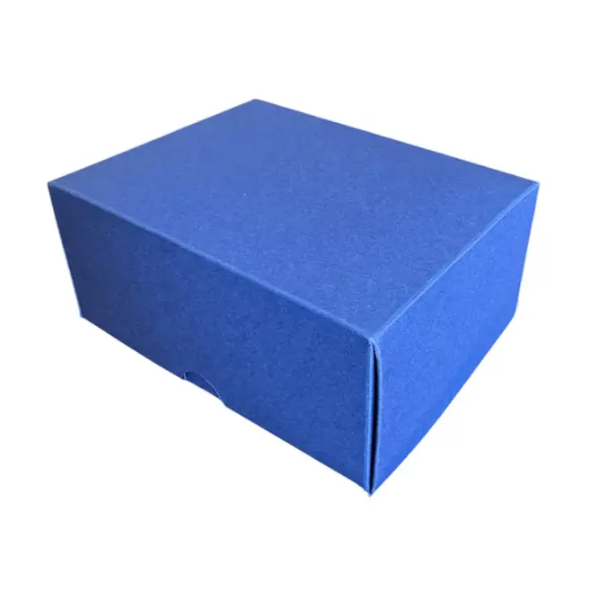 13x10x6cm Renkli Karton Kutu - Lacivert - 1