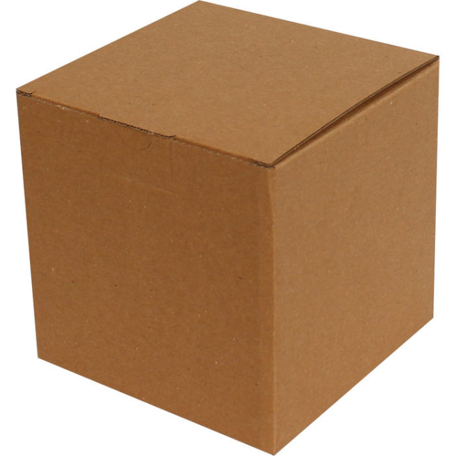 14x14x14cm Locked Box - Kraft - 3