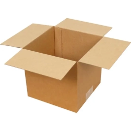 15x15x15cm Single Corrugated Box - Kraft - 2