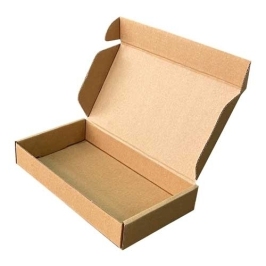 18x10x3cm Locked Box - Kraft - 1