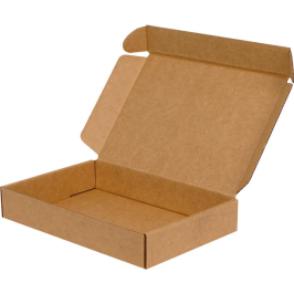 18x12x3cm Locked Box - Kraft - 1