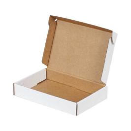 18x12x3cm Locked Box - White - 3