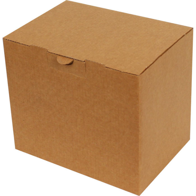 18x13x15.5cm Locked Box - Kraft - 3