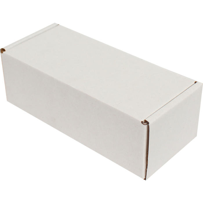 18x7,5x6cm Locked Box - White - 3