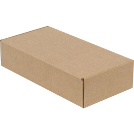 19x13x6cm Locked Box - Kraft - 3