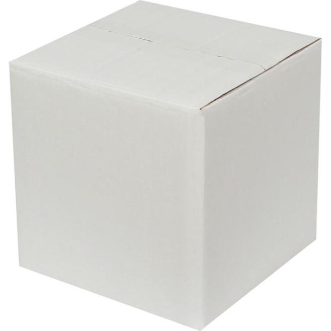 20x20x20cm Double Corrugated White Box - 3