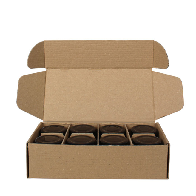 20x9.5x5.4cm Box - 0.3 Desi Box - Box with Compartment - Kraft - 3