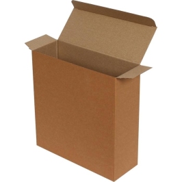 21.5x8x22.5cm Locked Box - Kraft - 1