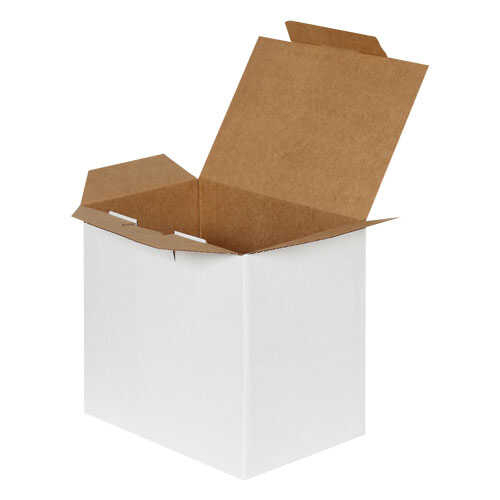 22x15x20cm Locked Box - White - 1