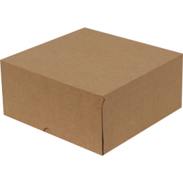 24.5x24.5x11,5cm E-Commerce Cargo Box - 4 Points - Kraft - 3