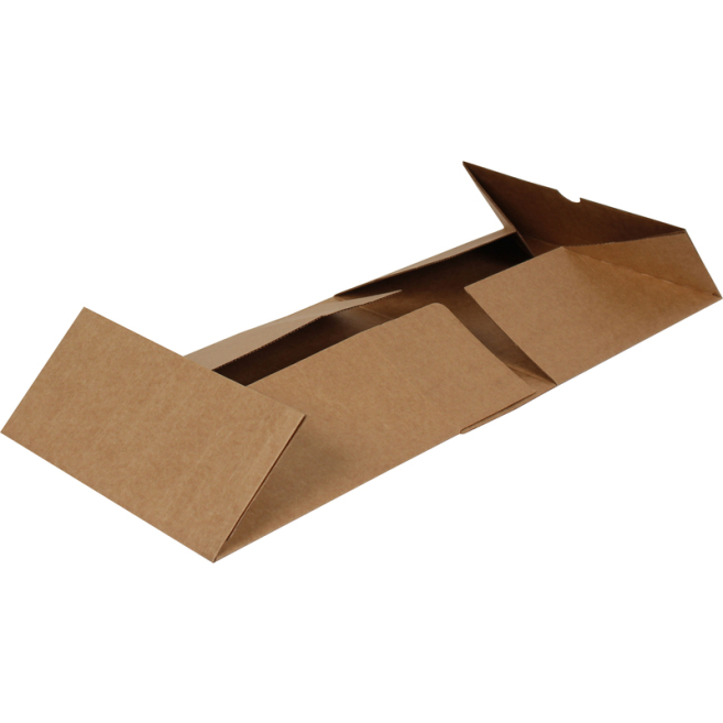 24.5x24.5x11,5cm E-Commerce Cargo Box - 4 Points - Kraft - 4