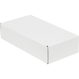 24x12x5.5cm Locked Box - White - 3