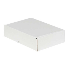 24x16,5x6cm Locked Box - White - 3