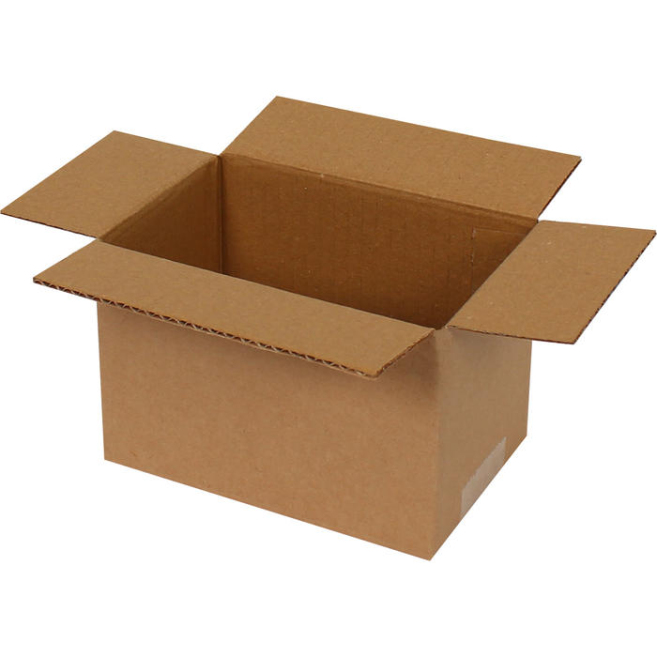 25x15x10cm Single Corrugated Box - Kraft - 1