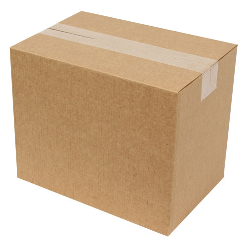 25x17x20cm Box of Long Glasses with Separator - Kraft - 2