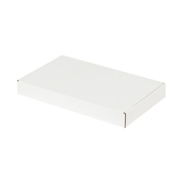 28x16x3.5cm Locked Box - White - 2