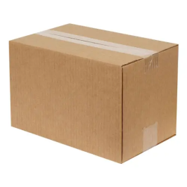 28x18x18cm Single Corrugated Box - Kraft - 3