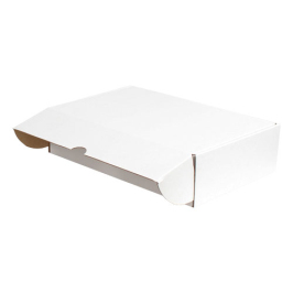 28x18x7cm Locked Box - White - 2