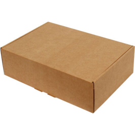 28x19x6cm Locked Box - Kraft - 2