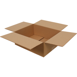 30x25x10cm Single Corrugated Box - Kraft - 1