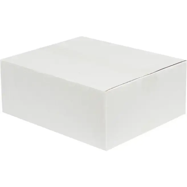 30x25x12cm Single Corrugated Box - White - 3