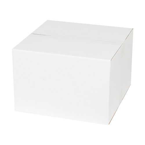 30x30x20cm Single Corrugated Box - White - 2