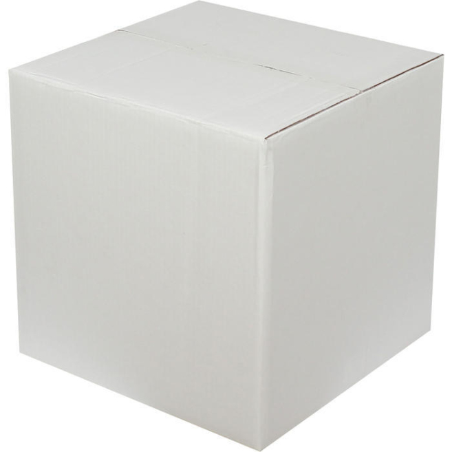 30x30x25cm Double Corrugated White Box - 2