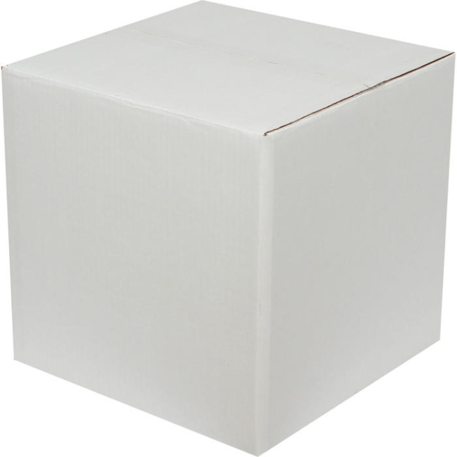 30x30x30cm Double Corrugated White Box - 3