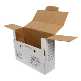 32x12x24cm Archive Box - White - 1