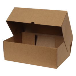 32x22x16cm Box - 4 Desi Box - E-Commerce Cargo Box - 4 Dot Box - Kraft - 1