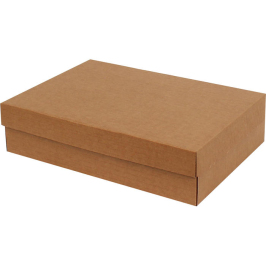 32x22x8cm Locked Box - Kraft - 3