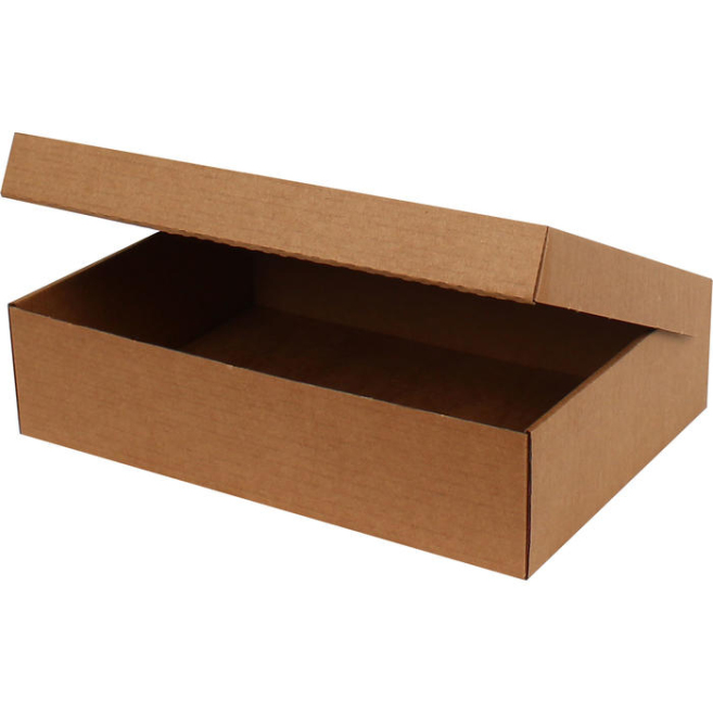 32x22x8cm Locked Box - Kraft - 2