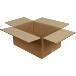 32x32x24.5cm Double Corrugated Box - White - 1