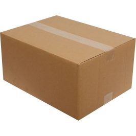 32x32x24.5cm Double Corrugated Box - White - 2