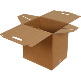 34x27x35cm Bag Type Double Corrugated Box - Kraft - 1