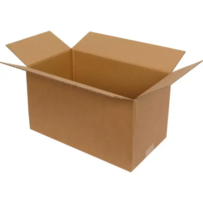 35x20x20cm Single Corrugated Box - Kraft - 1