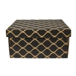 35x27x18cm Black Box - 6 Desi Boxes - Ziplock Box - Kraft - 3