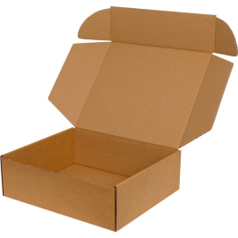 35x30x11cm Locked Box - Kraft - 1