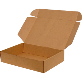 37x26x8cm Locked Box - Kraft - 1