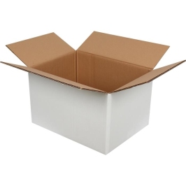 40x30x25cm Double Corrugated White Box - 2