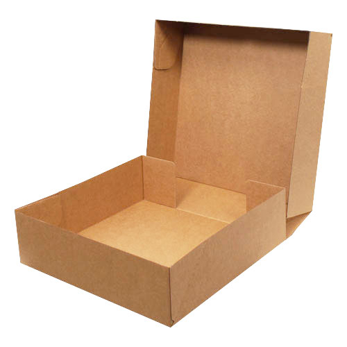 40x40x12cm E-Commerce Cargo Box - 4 Points - Kraft - 1