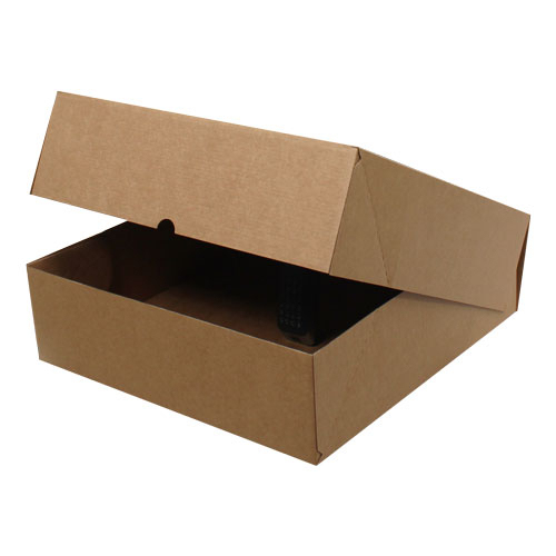 40x40x12cm E-Commerce Cargo Box - 4 Points - Kraft - 2