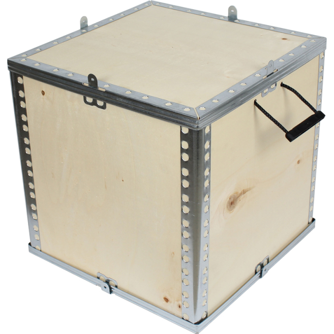 40x40x40cm Wooden Cargo Crate - 3