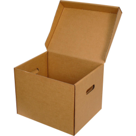 41x33x31cm Double Corrugated Archive Box - Kraft 